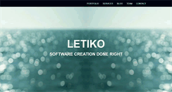 Desktop Screenshot of letiko.com